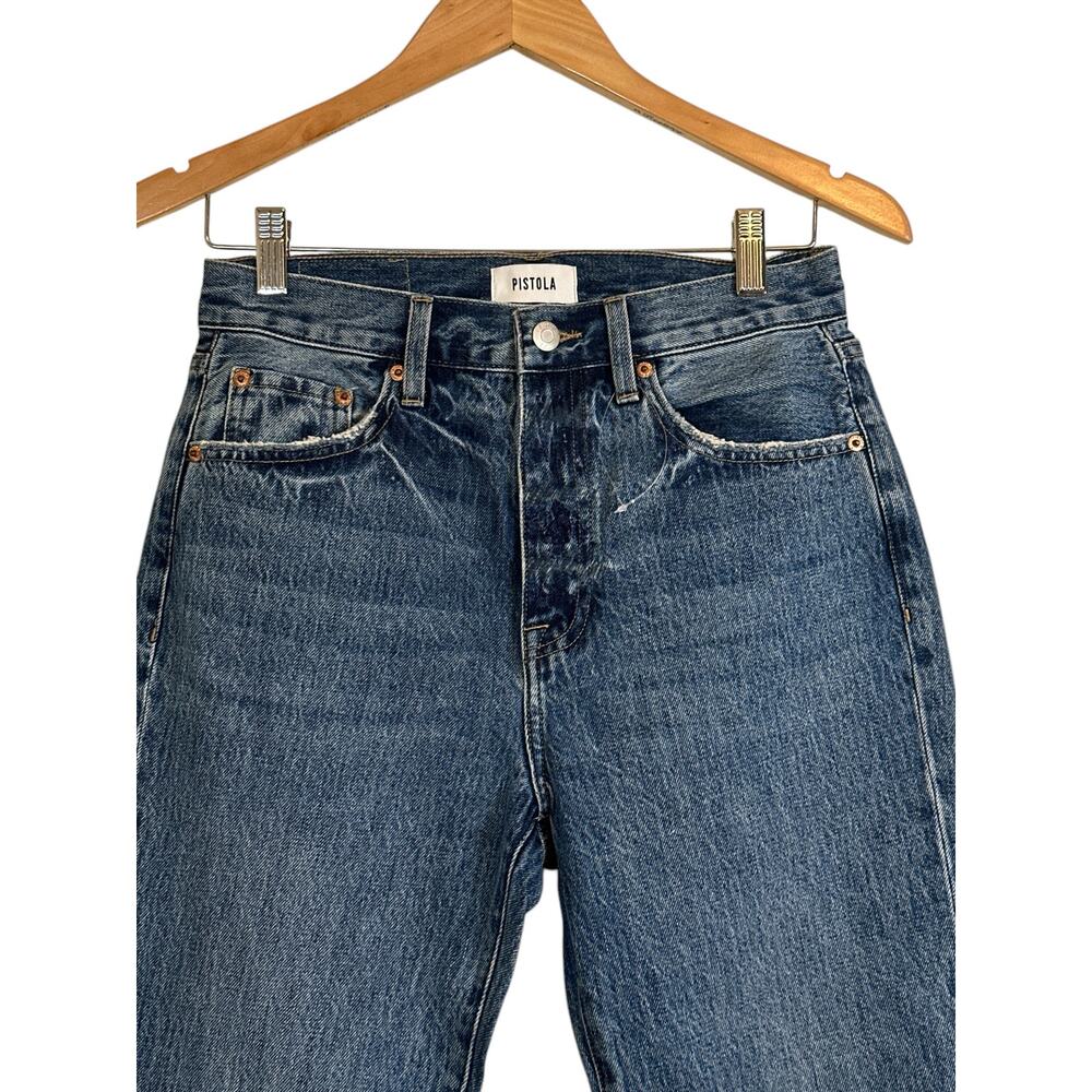 NWT Pistola Keaton High Rise Slim Straight Jeans Women’s Size 26 100% Cotton - Picture 5 of 9